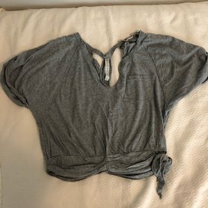 Free People Open Back Top